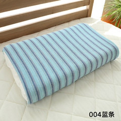 Daily special pillow, pillow case, deodorant, sweat, quick drying, simple STRIPE ELASTIC towel, pillow case, non pillow 004 blue stripes (Dan Zhi)