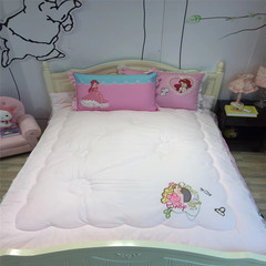 Children's quilt antibacterial winter by 1.2 meters single bed 1.5 meters, thickening warm cotton cute cartoon core Embroidery 150*200 (about 5.6 Jin) Puff Princess