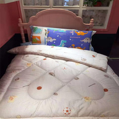 Children's quilt antibacterial winter by 1.2 meters single bed 1.5 meters, thickening warm cotton cute cartoon core Embroidery 150*200 (about 5.6 Jin) Printing — sports agitation
