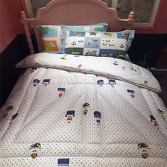 Children's quilt antibacterial winter by 1.2 meters single bed 1.5 meters, thickening warm cotton cute cartoon core Embroidery 150*200 (about 5.6 Jin) Print — Royal Guard