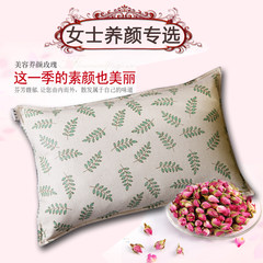Depth helps sleep soothe the nerves, sleep insomnia, lavender, buckwheat crust, traditional Chinese medicine, ladies, men's pillows, single pillows Leaves lady pillow