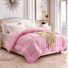 Kosa textile new plain super soft thick warm winter was 5/8 kg dormitory was the core bedding quilt 200*230cm-7 Jin - winter quilt Super soft winter - Pink -MX