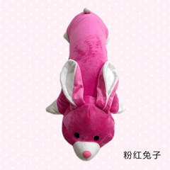 Thailand gold head layer napattiga children's latex pillow, cartoon student pillow, baby pillow Pink Rabbit