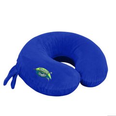 Thailand latex napattiga travel pillow cervical pillow head shaped pillow pillow original driving U Regular blue