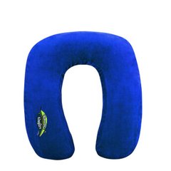Thailand latex napattiga travel pillow cervical pillow head shaped pillow pillow original driving U Upgraded blue