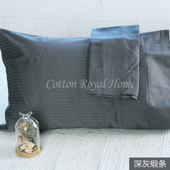 Special price clearance Egyptian pure cotton satin single slow rebound pillowcase 1200 cotton memory pillow pillowcase dark grey Satin 40*60