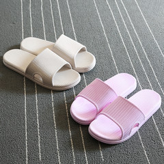 Bathroom summer home slippers, female summer bath, lovers, men lying in the room, soft soles, personality anti-skid Korea 44-45 A cross