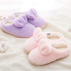 Lovely cotton slippers, female winter indoor antiskid thermal insulation, thick bottom home waterproof Plush support shoes, home shoes man 44/45 [small] | recommended to wear 42/43 silvery