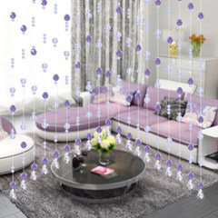 Crystal curtain, pearl curtain, custom porch door curtain, curtain for partition screen, hanging curtain, shoe cabinet curtain, crystal violet