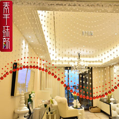New style custom crystal pearl curtain partition finished product characteristic crystal curtain living room hanging curtain decorates porch curtain son rainbow 55 * arched -110/55