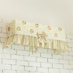 Dust cover of air conditioner hood can be covered with all kinds of garden cloth English Rose Table runner 30&times 180cm;