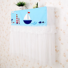 No air conditioner cover, room air conditioner cover, GREE hang on the wind screen curtain, anti blowing cloth dust cover Sailboat Medium code (for 81-88cm)