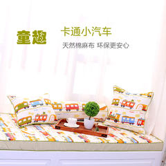 [Landscape cloth] cartoon window window mat, window mat, children's room, sponge cushion, tatami mat, sofa cushion, customized 20 cm sponge 300 yuan / one square car.