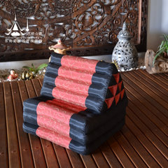 Direct mail high-end Thailand triangle cushion pad pad pad sofa Piaochuang balcony pillow SPA Hotel You can edit it after you select it Black and red