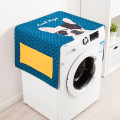 Cats and dogs automatic roller washing machine head cabinet cover cloth, cotton and linen cover, single door refrigerator cover, cloth dust cover, A table flag 30×, 150cm