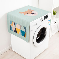 Cats and dogs automatic roller washing machine head cabinet cover cloth, cotton and linen cover, single door refrigerator cover, cloth dust cover, F table flag 30×, 150cm
