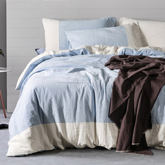 Summer cotton four piece pillow quilt linens double bedding textile 4 sets of 1.8 simple 1.5m (5 feet) bed