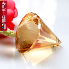 Champagne cone ball bead pendants, crystal pendants, bead curtain accessories Champagne 3.5 yuan