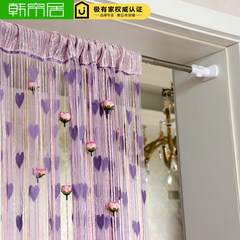 Bedroom living room curtain, tassel hang curtain, romantic Korean curtain line curtain, bead curtain, wedding decoration, partition curtain 1 meters wide 2 meters high, mother and son paste three layers of color remarks.