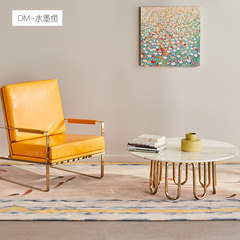 DOM town carpet in the living room of new Chinese modern Nordic American table carpet wool custom bedroom carpet Custom size contact customer service DM- ink fish