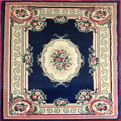 东升地毯地垫门厅玄关地毯垫客厅 茶几欧式中式定制可水洗地毯 60×120CM 1154B