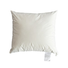 Japanese style fine cotton denim series cushion cushion pillow, living room simple 43x43cm pillow set, pillow core large square pillow: 50X50cm white white pillow core single pillow.