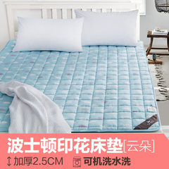 Folding tatami mattress, 1.8m bed mattress, 1.5 meters, single person double bedding, student dormitory floor mat, sleeping pad 1.2 Boston printed mattress, cloud 0.9x2.0m bed.