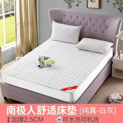 Mattress, tatami bed mattress, 1.5m bed, single person double 1.8m student hostel 1.2 meters floor mat, pure white 1.2m (4 ft) bed.