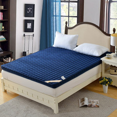 Thickening memory cotton tatami mattress 1.5m1.8m bed single student dormitory bedding folding sponge bed mattress memory cotton 10 cm blue 90*190cm