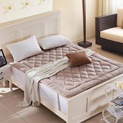 Non slip soft mattress mattress was double thick cotton tatami folding dormitory mattress Cotton mattress Camel 1.5m (5 feet) bed