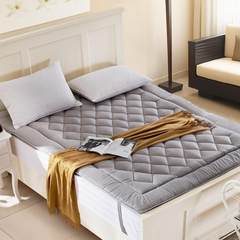 Non slip soft mattress mattress was double thick cotton tatami folding dormitory mattress Cotton mattress grey 1.5m (5 feet) bed