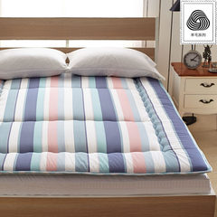 Roland textile wool mattress mattress mattress is all cotton bed mattress 0.9 single bed dormitory 1.8 meters Blue high-density wool mattress Yue Other