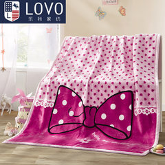 LOVO textile raschel blanket blanket blanket children cloud three Carolina company selected thickening 110x110CM/ cloud mink blanket