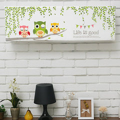 Special Korean boutique hanging, garden air conditioner hanging cover, GREE U ya Q di Q force MITSUBISHI diamond dust Owl Table runner 30&times 180cm;