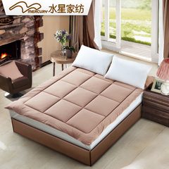 Mercury textile genuine single bed bedding mattress thickened 1.8m bed double bed mattress pad skidproof tatami Gray + coffee color 1.2m (4 feet) bed