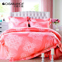 Casablanca Casablanca textile Satin Jacquard bedding four piece bedding wedding wedding ES375 1.5m (5 feet) bed