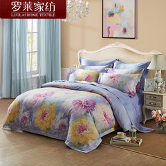 Roley textile four piece 4 Piece Kit cotton bedding bedding cotton satin bed 1.5/1.8m 1.5m (5 feet) bed