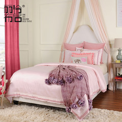Ling Julibu children's room more than sets of bedding circus suite model room girls room decoration pink quilt 40 220*240 of common goose