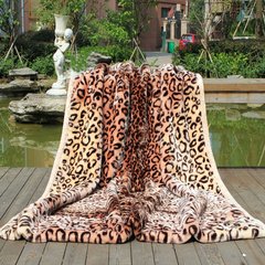 A single thick warm winter double raschel blanket blanket blanket 1.5/1.8 m children students 220x240+ soft Beige
