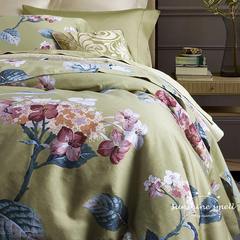 Spring cotton satin four piece American cotton | garden bed set bedding package printing Figure four sets of color 1.5m (5 feet) bed