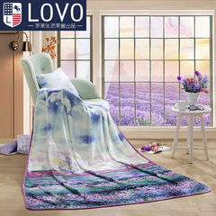 LOVO Carolina textile bedding blanket love life produced by Mao Tanzi in Provence flannel blanket 229x230cm