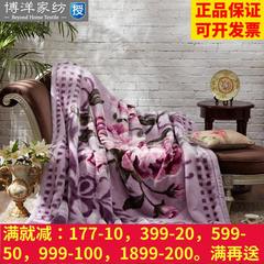 Bo Yang Textile litzi Zhen sharing Raschel blankets - winter 2016 new energy-saving blanket 110x110CM/ cloud mink blanket