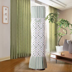 Haier Kelon air conditioner Hisense GREE beauty cover vertical circular cylindrical dust cover simple garden Small leaves Table runner 30&times 180cm;
