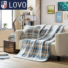 LOVO Carolina textile product life lamb thick warm blanket blanket carpet nap blanket Office 100*140cm/644g