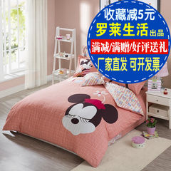 Disney Roley life produces children's bedding, bed sheets, bedding, bed products four sets, fashionable cool GIRL 1.5m (5 feet) bed