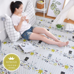 Nordic concise modern cloth carpet, pure cotton living room tea table, cotton crawling tatami mattress, skid proof, machine washable custom size, contact customer service hand in hand friendship