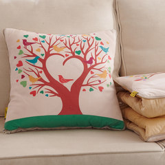 Hedonism, cute cartoon, multi function pillow, quilt dual-purpose car cushion, office nap blankets thickened 40X40cm (110*150) thickening edition riches tree
