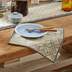 Send gift table cloth jacquard fabric crayons Chinese American European modern round table linen suit Ice world 30*40cm