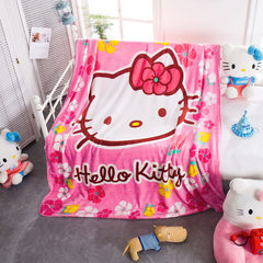 Genuine Hello Kitty cartoon blankets, farai velvet leisure blanket, nap blanket, KT cat coral blanket blanket, 229x230cm Sweet Princess
