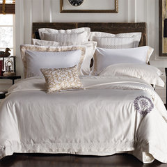 European style luxury wedding room bedding Satin Jacquard bed cover six piece MYL510 1.8m (6 feet) bed